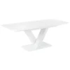 Table à Manger Extensible 160/200 X 90 Cm Blanc SALTUM -Meilleur Meubles Magasin table a manger 17462119