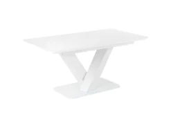 Table à Manger Extensible 160/200 X 90 Cm Blanc SALTUM -Meilleur Meubles Magasin table a manger 17462125