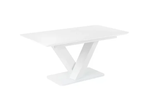 Table à Manger Extensible 160/200 X 90 Cm Blanc SALTUM -Meilleur Meubles Magasin table a manger 17462129