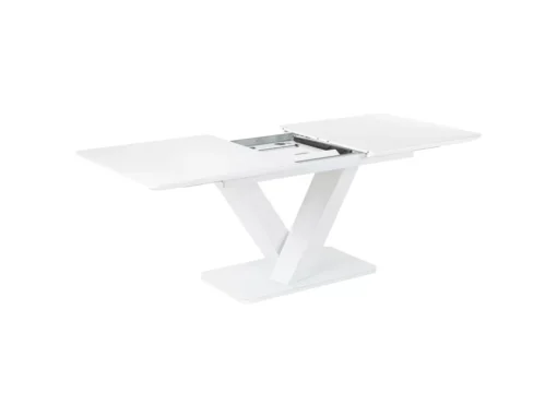 Table à Manger Extensible 160/200 X 90 Cm Blanc SALTUM -Meilleur Meubles Magasin table a manger 17462131