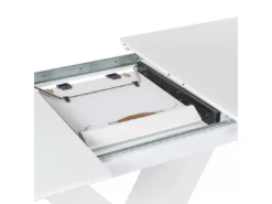 Table à Manger Extensible 160/200 X 90 Cm Blanc SALTUM -Meilleur Meubles Magasin table a manger 17462137