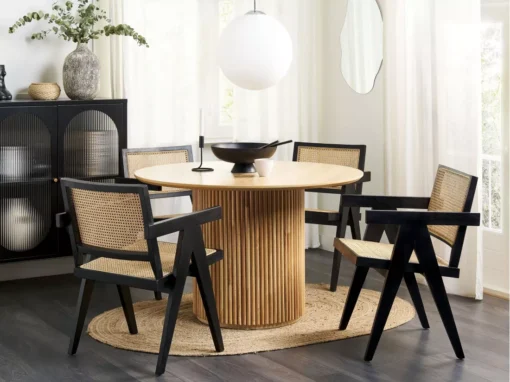 Table à Manger Ronde ⌀ 120 Cm Bois Clair VISTALLA -Meilleur Meubles Magasin table a manger 17796231