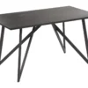 Table à Manger Noire 140 X 80 Cm ANNIKA -Meilleur Meubles Magasin table a manger 18119339