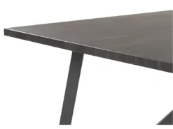 Table à Manger Noire 140 X 80 Cm ANNIKA -Meilleur Meubles Magasin table a manger 18119347