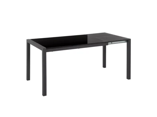 Table à Manger Extensible 120/160 X 80 Cm Noir GRANADA -Meilleur Meubles Magasin table a manger 18759605