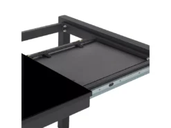 Table à Manger Extensible 120/160 X 80 Cm Noir GRANADA -Meilleur Meubles Magasin table a manger 18759615