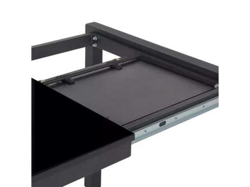 Table à Manger Extensible 120/160 X 80 Cm Noir GRANADA -Meilleur Meubles Magasin table a manger 18759615