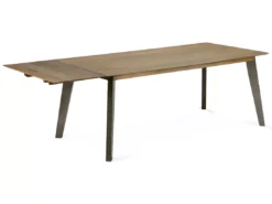Table à Manger Extensible Malaga - Rectangulaire - 6 à 8 Couverts - Acacia Massif Et - Marron -Meilleur Meubles Magasin table a manger 18872783
