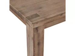 Table à Manger Extensible Alaska - Rectangulaire - 6 Couverts - Acacia Massif Et - Marron -Meilleur Meubles Magasin table a manger 18872853