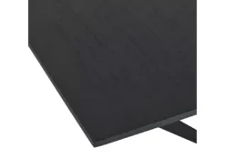 Table à Manger Extensible Tokyo - Rectangulaire - 6 à 10 Couverts - MDF Et Métal - Noir -Meilleur Meubles Magasin table a manger 18873697
