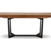 Table à Manger Extensible Tokyo - Rectangulaire - 6 à 10 Couverts - MDF Et Métal - Noyer -Meilleur Meubles Magasin table a manger 18873705