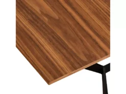 Table à Manger Extensible Tokyo - Rectangulaire - 6 à 10 Couverts - MDF Et Métal - Noyer -Meilleur Meubles Magasin table a manger 18873713