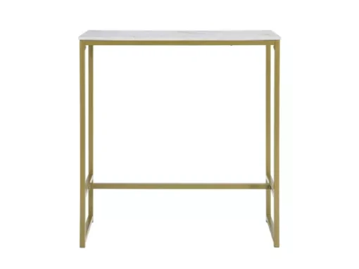 Table De Bar Effet Marbre Table Haute De Bar Table à Manger - Doré, FSB34-G -Meilleur Meubles Magasin table a manger 20021135