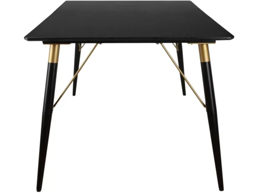 Table à Manger Amagi 120x80 Noir Or -Meilleur Meubles Magasin table a manger 21688185