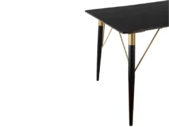 Table à Manger Amagi 120x80 Noir Or -Meilleur Meubles Magasin table a manger 21688187
