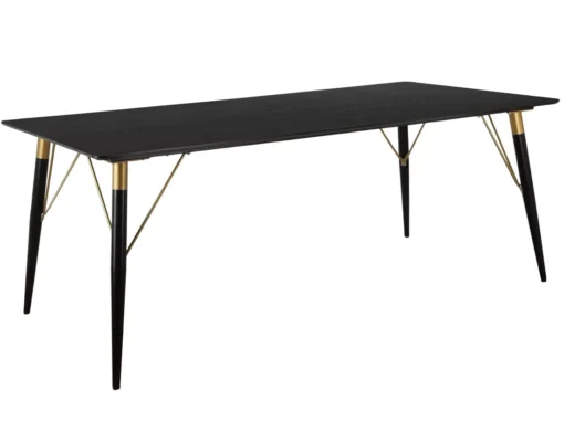 Table à Manger Amagi 120x80 Noir Or -Meilleur Meubles Magasin table a manger 21688191