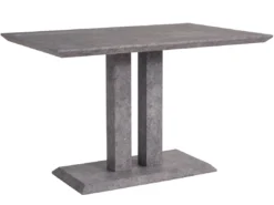 Table Malin 120 Cm Aspect Béton -Meilleur Meubles Magasin table a manger 21689497