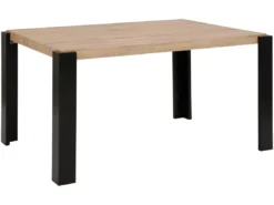 Table à Manger Otago 120 Cm Chêne Noir -Meilleur Meubles Magasin table a manger 21689715