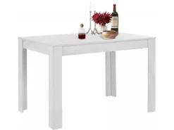 Table Lynn 120 Blanc -Meilleur Meubles Magasin table a manger 21689973