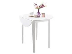 Table Ronde Trend Blanc -Meilleur Meubles Magasin table a manger 21690075