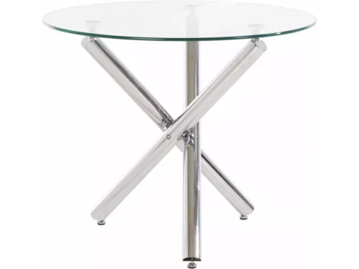 Jordan Table à Manger Verre Chrome -Meilleur Meubles Magasin table a manger 21720285
