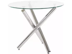 Jordan Table à Manger Verre Chrome -Meilleur Meubles Magasin table a manger 21720291