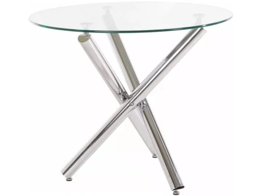 Jordan Table à Manger Verre Chrome -Meilleur Meubles Magasin table a manger 21720293