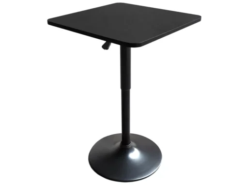 Table De Bar Carrée Noire LUKE - HAPPY GARDEN -Meilleur Meubles Magasin table a manger 24651955