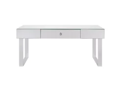 Table Basse Argentée Avec Tiroir NESLE -Meilleur Meubles Magasin table basse 12643033