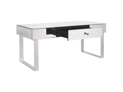 Table Basse Argentée Avec Tiroir NESLE -Meilleur Meubles Magasin table basse 12643035