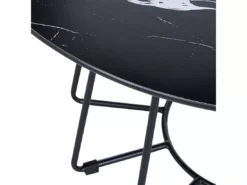 Table Basse Noire à Effet Marbre BERNIE -Meilleur Meubles Magasin table basse 12668313