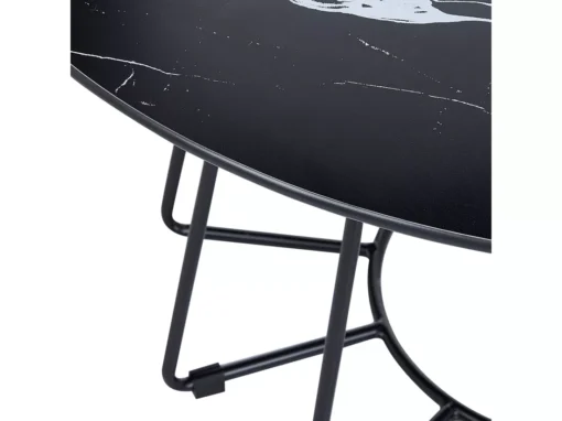 Table Basse Noire à Effet Marbre BERNIE -Meilleur Meubles Magasin table basse 12668313