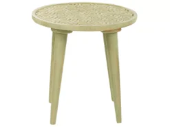 Lot De 2 Tables D'appoint En Bois De Manguier Vert Clair MAHARO -Meilleur Meubles Magasin table basse 13320289