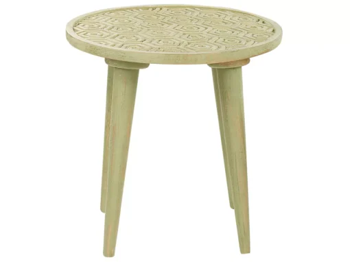 Lot De 2 Tables D'appoint En Bois De Manguier Vert Clair MAHARO -Meilleur Meubles Magasin table basse 13320289