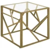 Table Appoint Doré En Verre ORLAND -Meilleur Meubles Magasin table basse 16138321