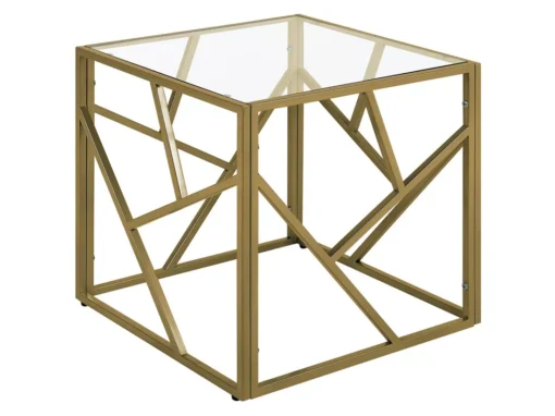 Table Appoint Doré En Verre ORLAND -Meilleur Meubles Magasin table basse 16138321