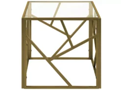 Table Appoint Doré En Verre ORLAND -Meilleur Meubles Magasin table basse 16138327