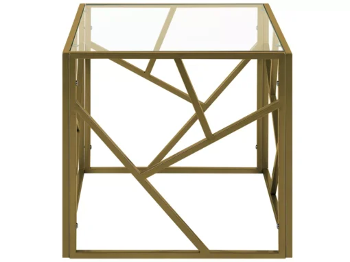 Table Appoint Doré En Verre ORLAND -Meilleur Meubles Magasin table basse 16138327
