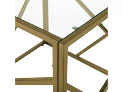 Table Appoint Doré En Verre ORLAND -Meilleur Meubles Magasin table basse 16138329