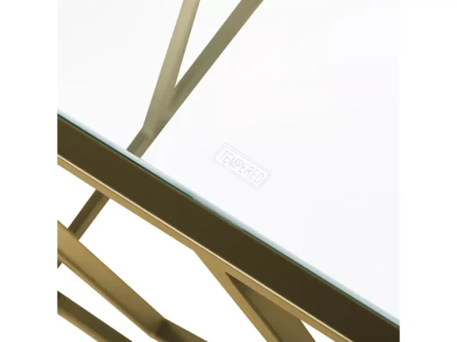 Table Appoint Doré En Verre ORLAND -Meilleur Meubles Magasin table basse 16138333