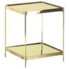 Table Appoint Dorée 41 X 41 X 50 Cm ALSEA -Meilleur Meubles Magasin table basse 16139119