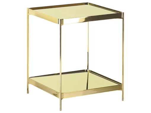 Table Appoint Dorée 41 X 41 X 50 Cm ALSEA -Meilleur Meubles Magasin table basse 16139119