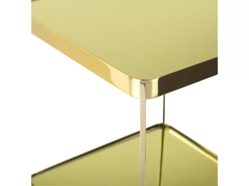 Table Appoint Dorée 41 X 41 X 50 Cm ALSEA -Meilleur Meubles Magasin table basse 16139127
