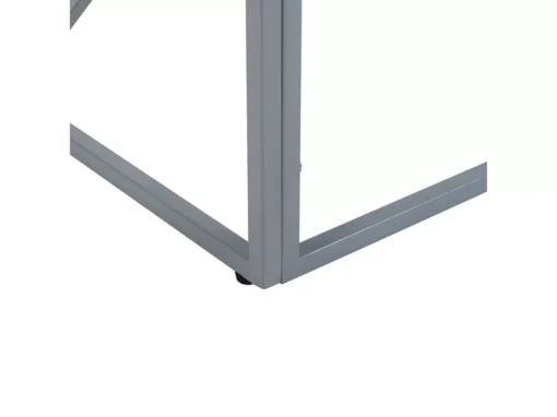 Table Appoint Argenté En Verre ORLAND -Meilleur Meubles Magasin table basse 16139965