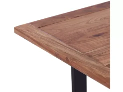 Table Basse En Bois D'acacia Naturel Et Noir GRENOLA -Meilleur Meubles Magasin table basse 16207901