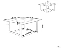 Table Basse Dorée En Verre CRYSTAL -Meilleur Meubles Magasin table basse 16208019