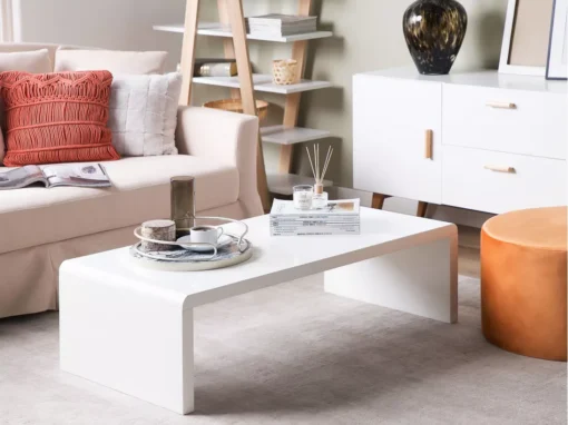 Table Basse - Table D'appoint - Meuble TV - Blanc - MILWAUKEE -Meilleur Meubles Magasin table basse 16209407