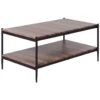 Table Basse Bois Sombre Et Noir AVOCA -Meilleur Meubles Magasin table basse 16209809