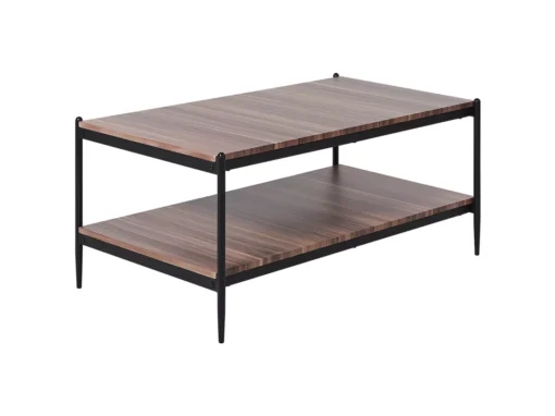 Table Basse Bois Sombre Et Noir AVOCA -Meilleur Meubles Magasin table basse 16209809
