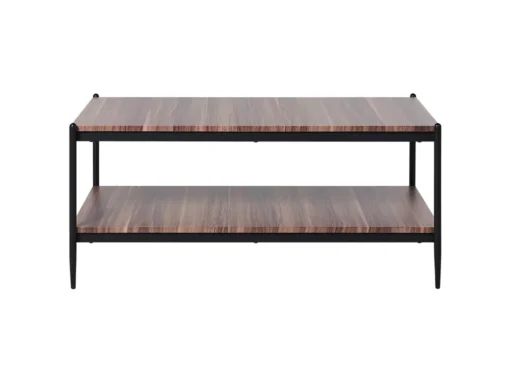 Table Basse Bois Sombre Et Noir AVOCA -Meilleur Meubles Magasin table basse 16209815